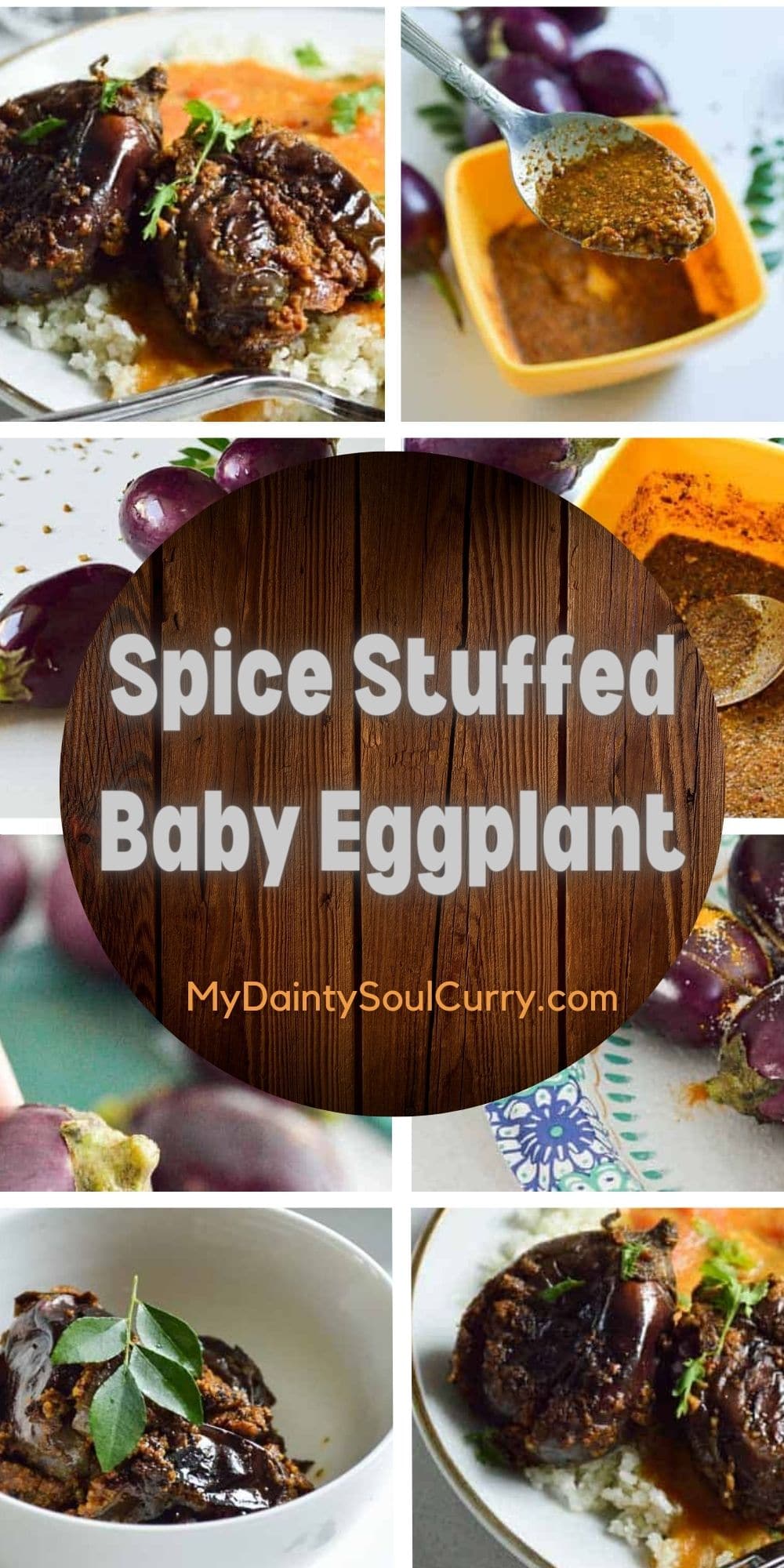 Spice Stuffed Baby Eggplant Recipe