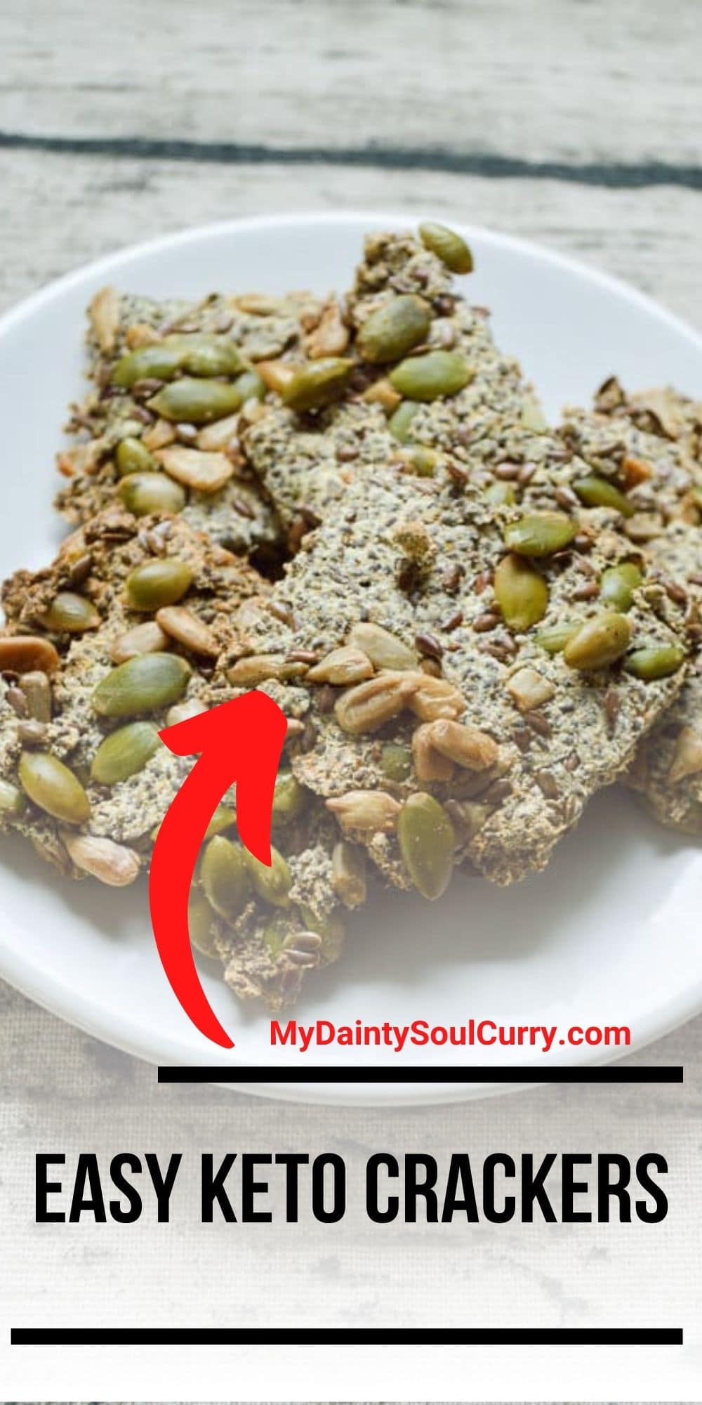 Easy Keto Crackers - My Dainty Soul Curry