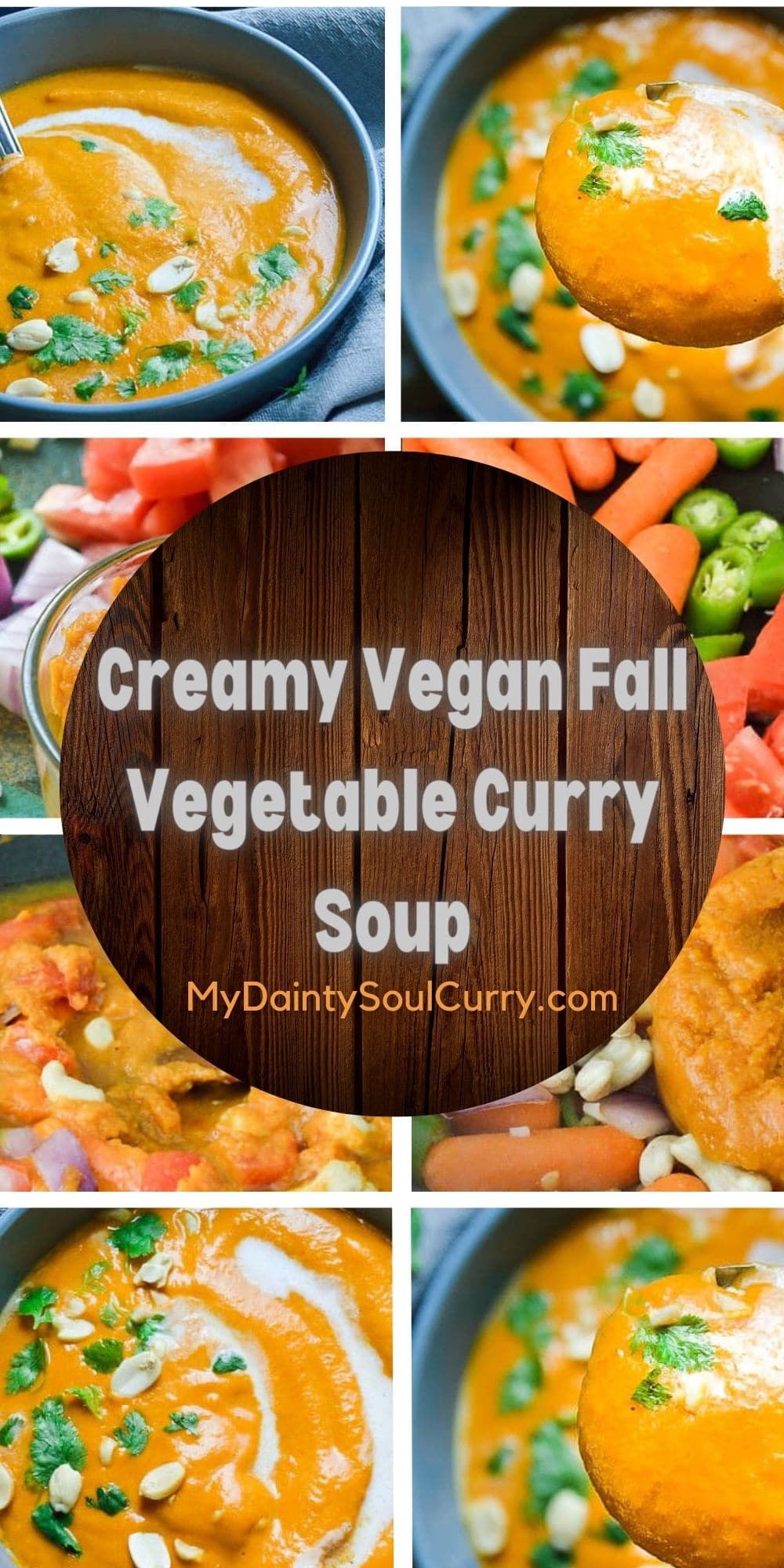 Creamy Vegan Fall Vegetable Curry Soup Recipe