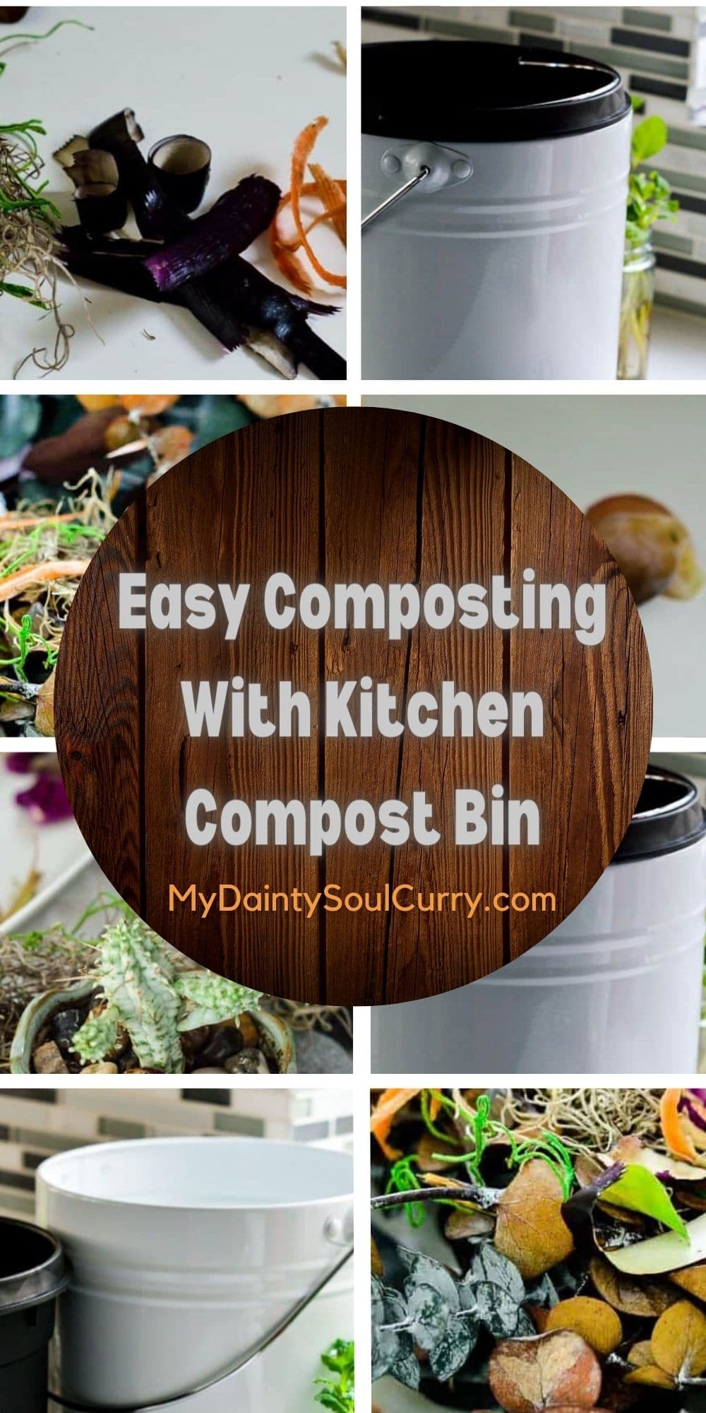 Easy Composting With Kitchen Compost Bin - My Dainty Soul Curry