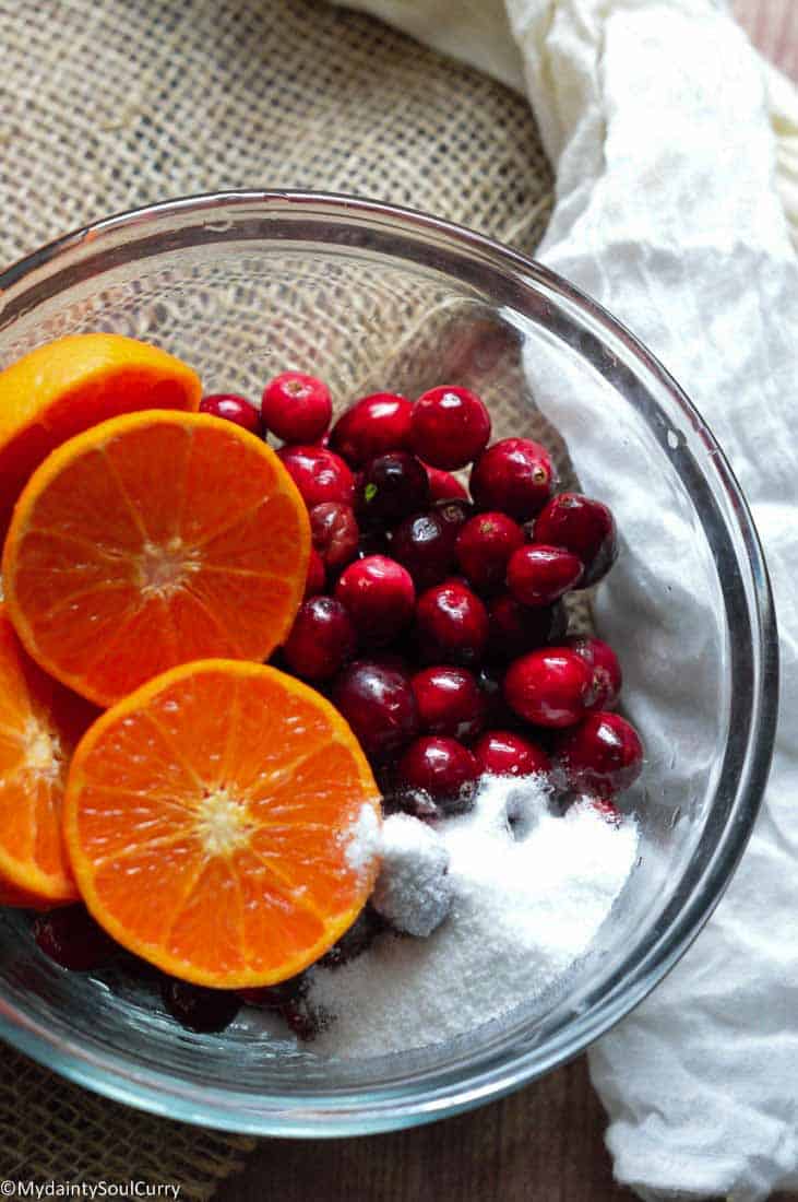 Vegan Cranberry Sauce {Instant Pot} - My Dainty Soul Curry