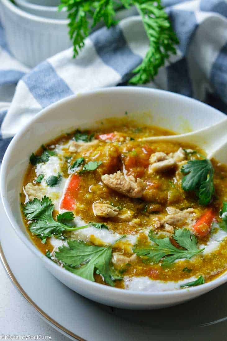 Instant Pot Mulligatawny Soup{Vegan} - My Dainty Soul Curry