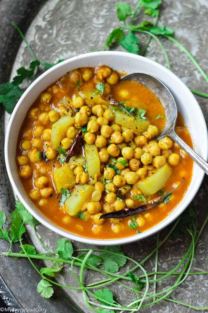 Chana Lauki {Instant Pot} - My Dainty Soul Curry