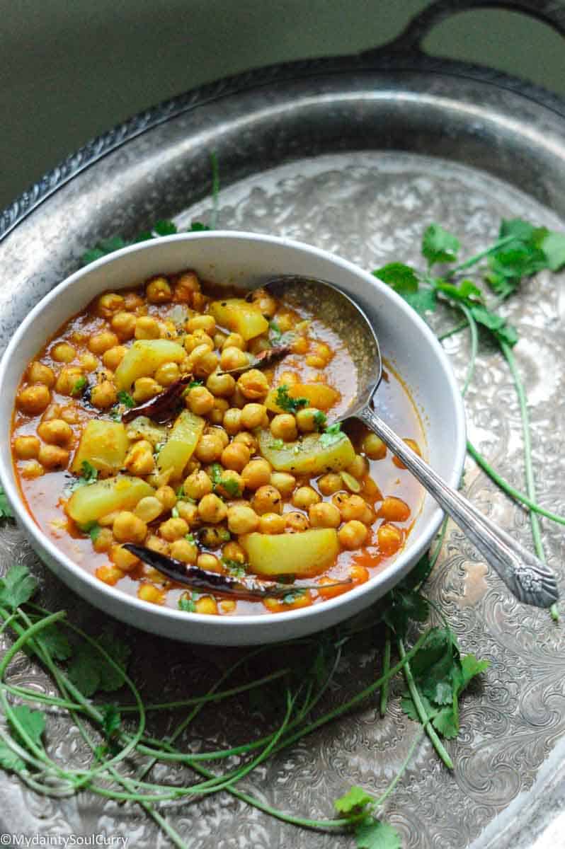 Chana Lauki {Instant Pot} - My Dainty Soul Curry