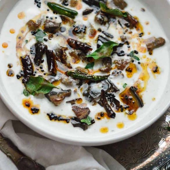 Dahi Baigan Recipe - My Dainty Soul Curry