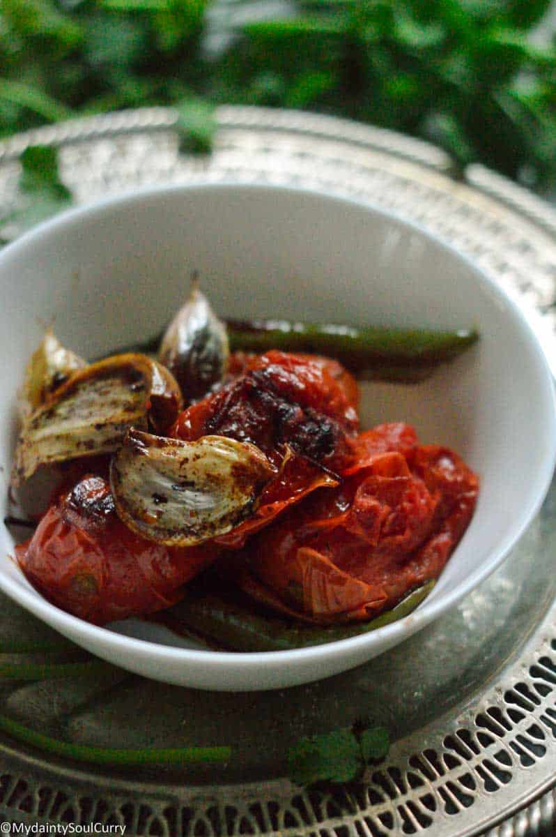 Tomato Choka {Trinidad} - My Dainty Soul Curry