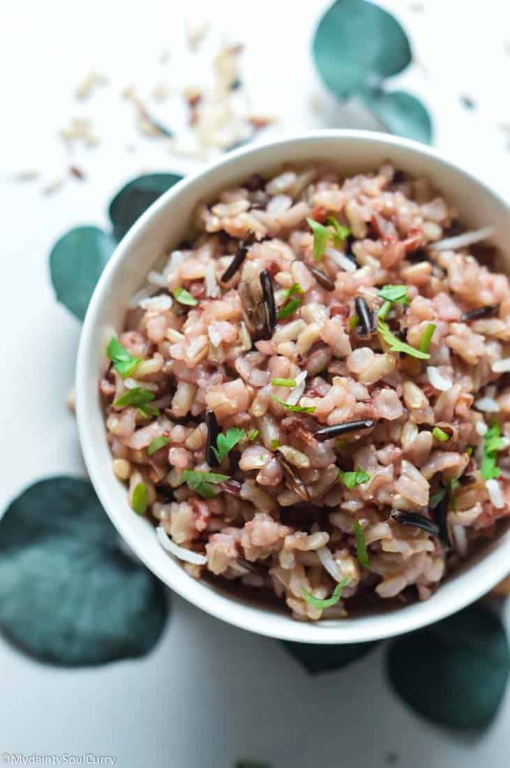 brown and wild rice instant pot