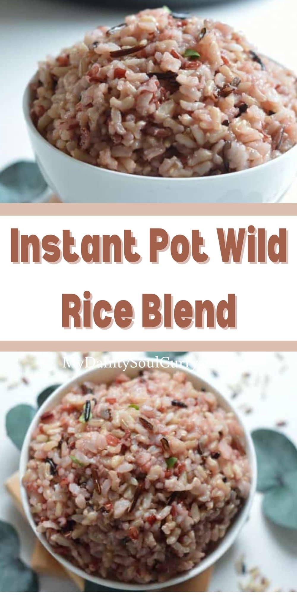 Instant Pot Wild Rice Blend My Dainty Soul Curry