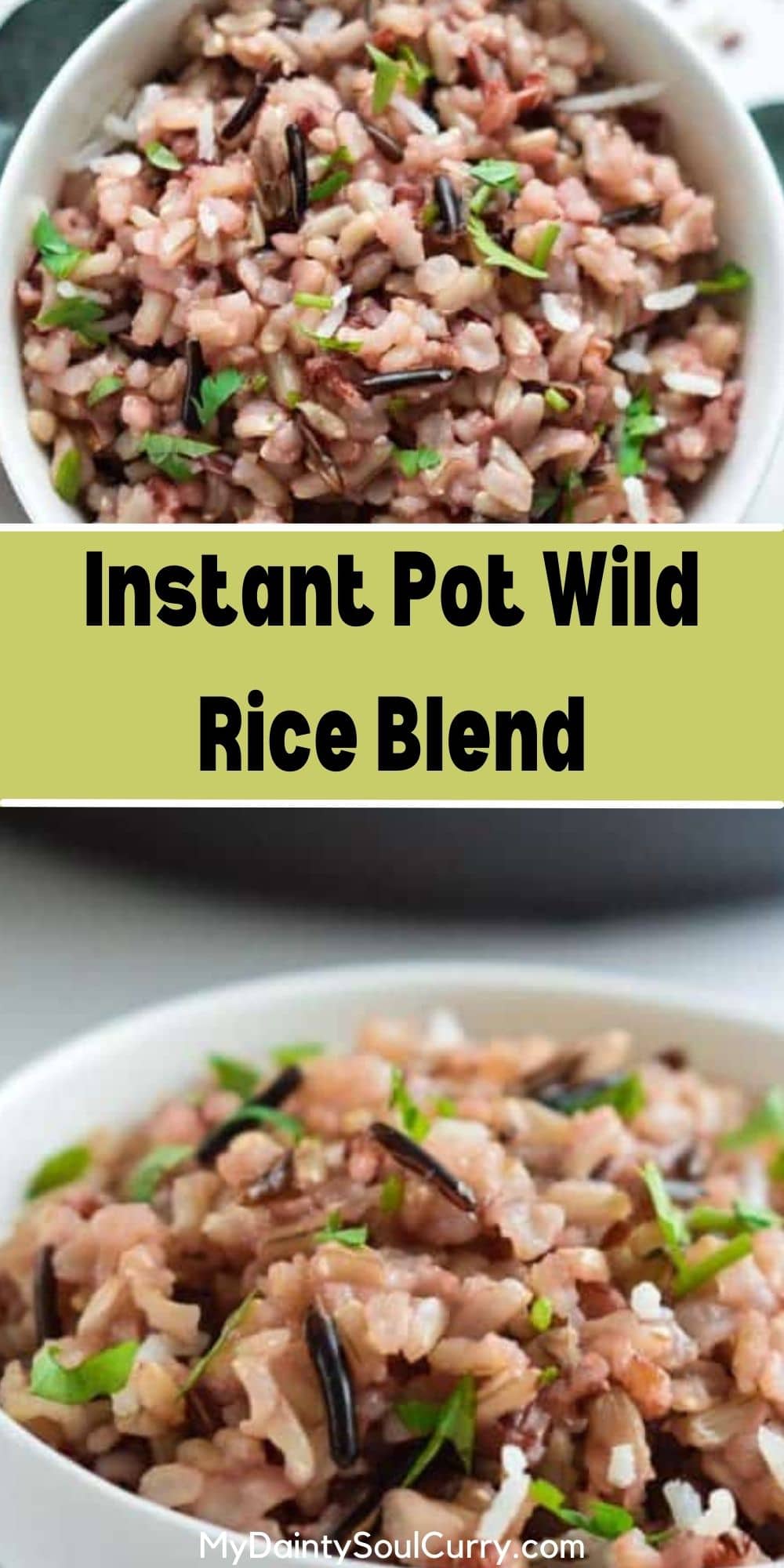 Instant Pot Wild Rice Blend My Dainty Soul Curry