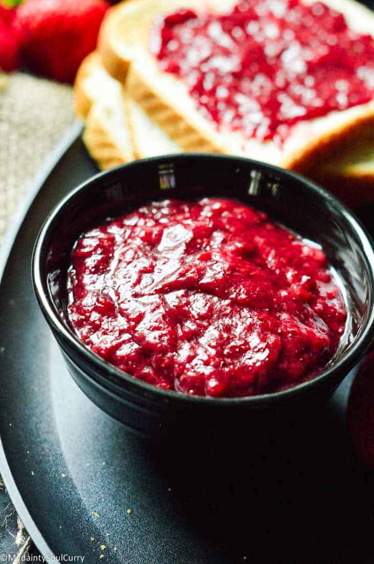 Sugar free strawberry jam