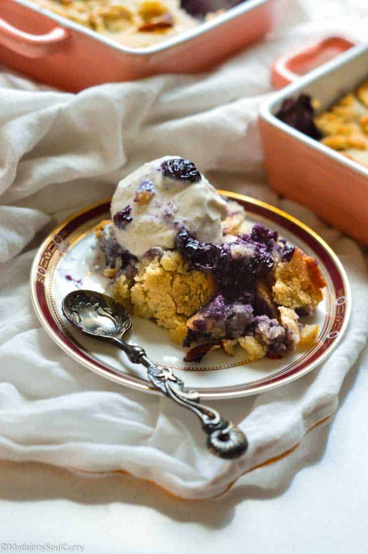 Instant Pot Blueberry Cobbler Recipe