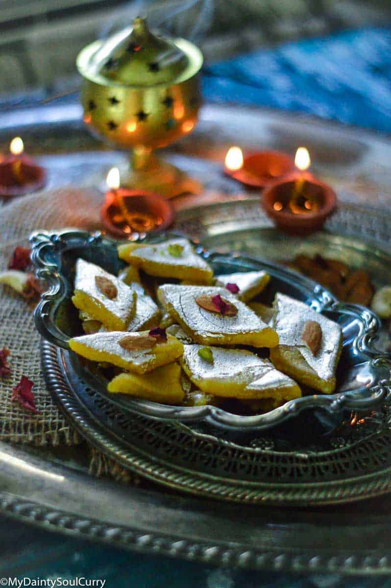 Mango Katli/Burfi - My Dainty Soul Curry