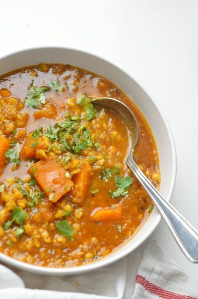 Pumpkin Chana Dal Recipe - My Dainty Soul Curry