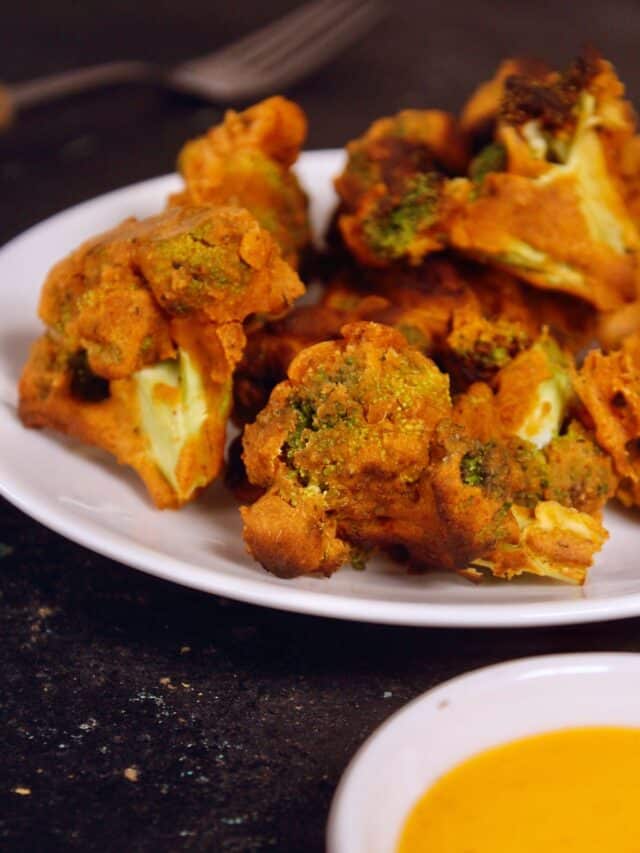 Air Fried Buffalo Broccoli Bites - My Dainty Soul Curry