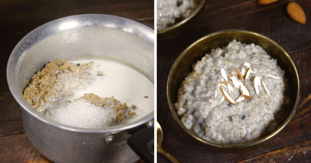 Foxtail Millet Kheer - My Dainty Soul Curry