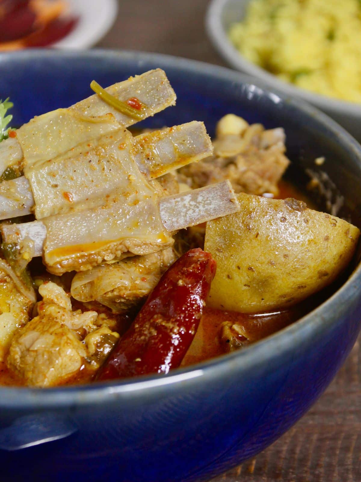 delicious mutton masala curry