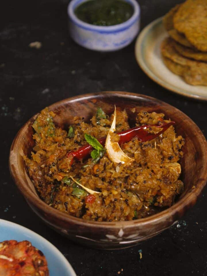 Andhra Cabbage Chutney My Dainty Soul Curry