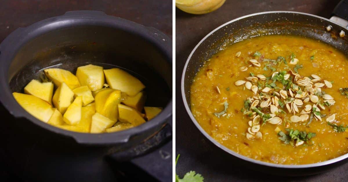 Pumpkin Sambar - My Dainty Soul Curry