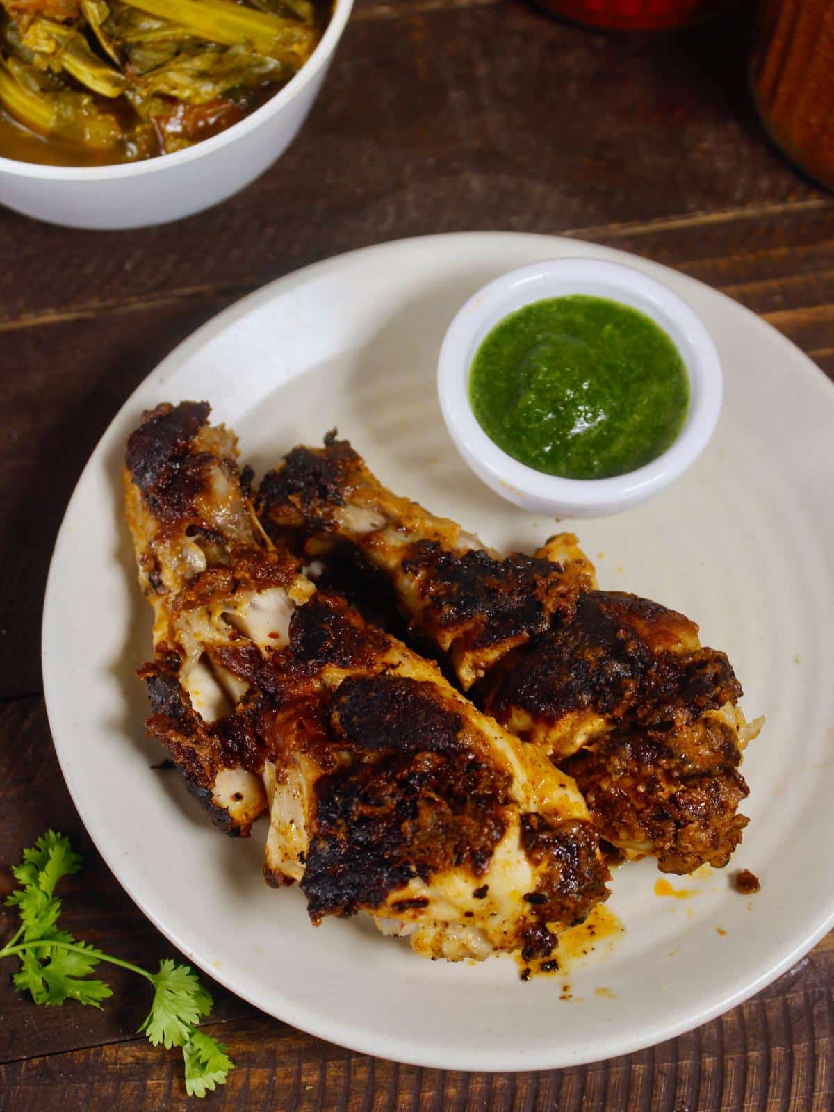 Viral Tandoori Chicken Legs - My Dainty Soul Curry