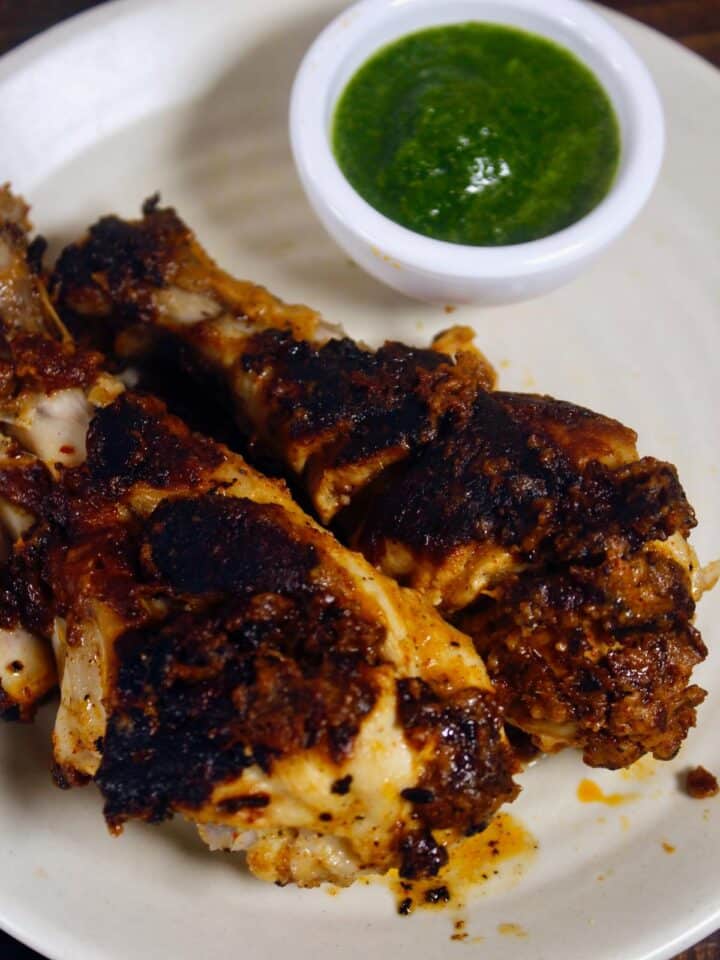 Viral Tandoori Chicken Legs - My Dainty Soul Curry